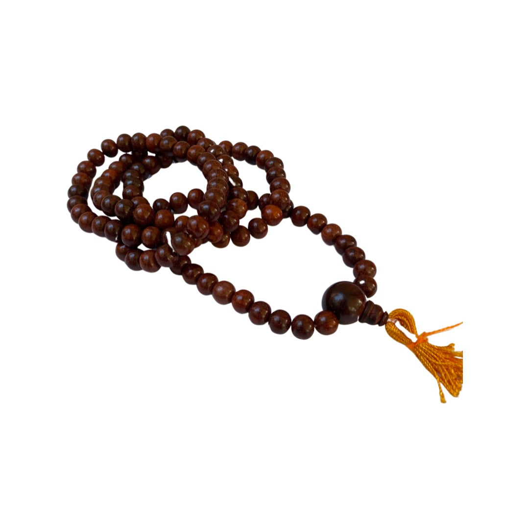 Mala Bead Necklace – Sandalwood