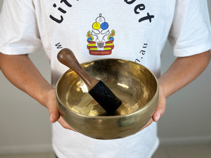 Loving-Kindness Hand-Beaten Tibetan Singing Bowl – E3 & A5 | SB-005