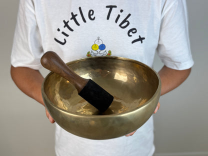 Deep-Sounding Hand-Beaten Tibetan Singing Bowl – C♯3 & G5 | SB-004