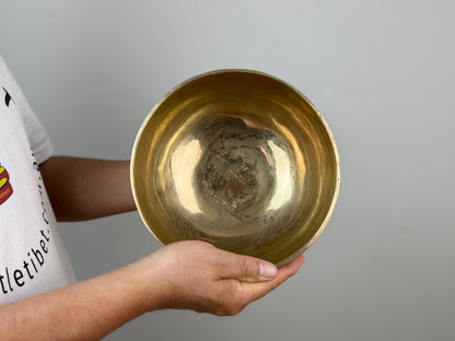 Grounded Radiance Tibetan Singing Bowl – G♯3 & C♯6 – 20 cm – SB-044