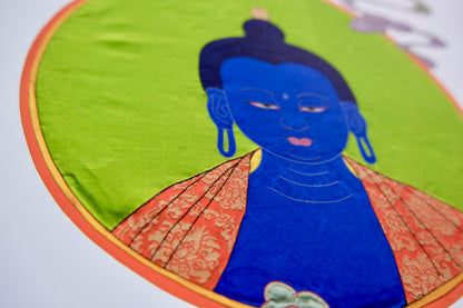 Medicine Buddha Portrait Print