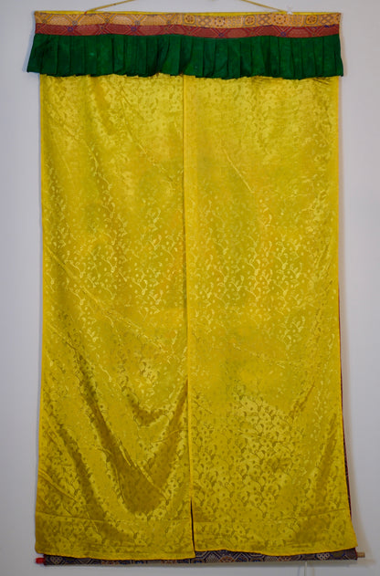 Vajrayogini — Silk Appliqué Thangka