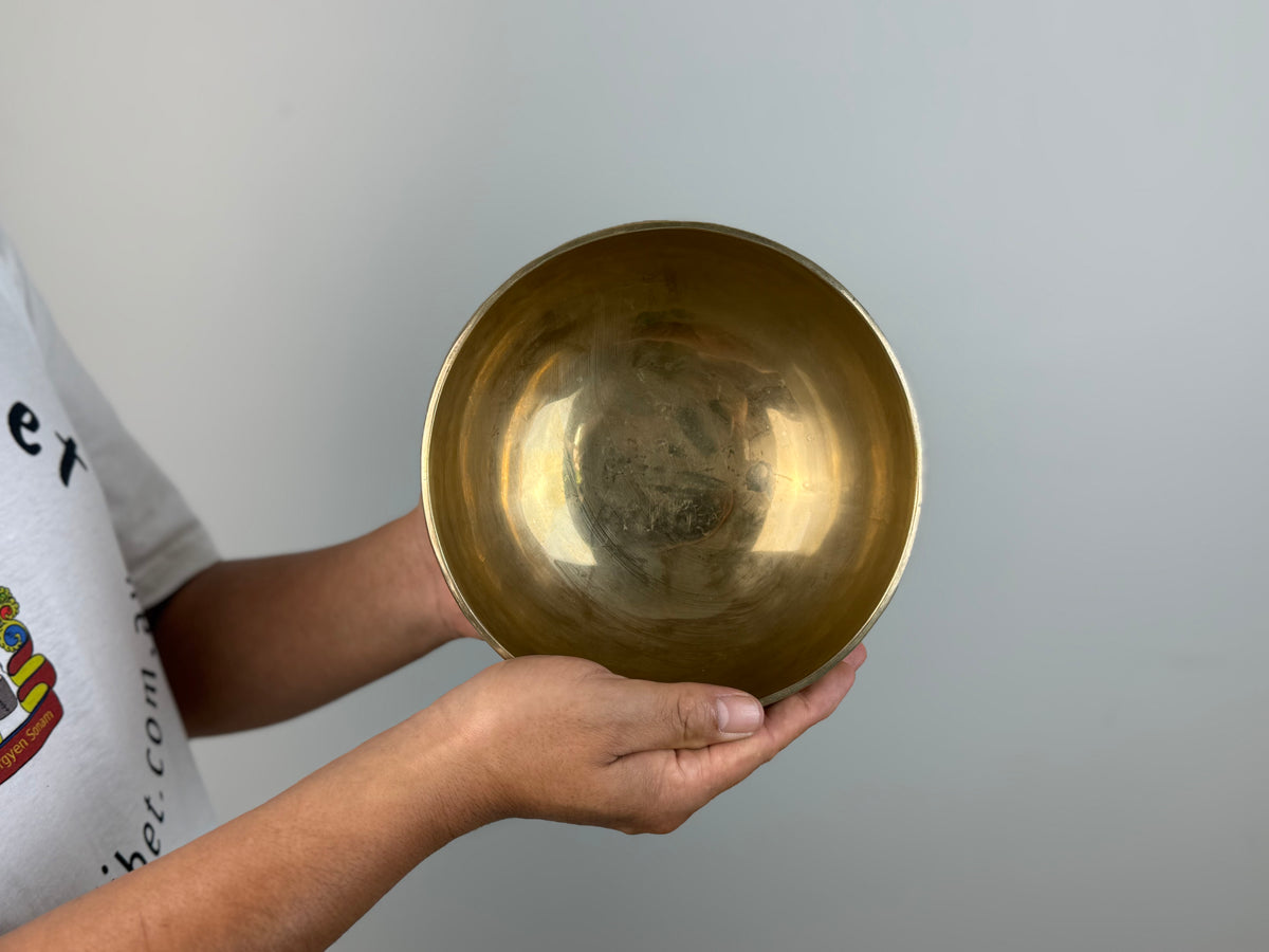 Warm-Resonance Hand-Beaten Tibetan Singing Bowl – B3 & D♯6 | SB-012