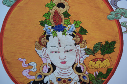 White Tara Portrait Print