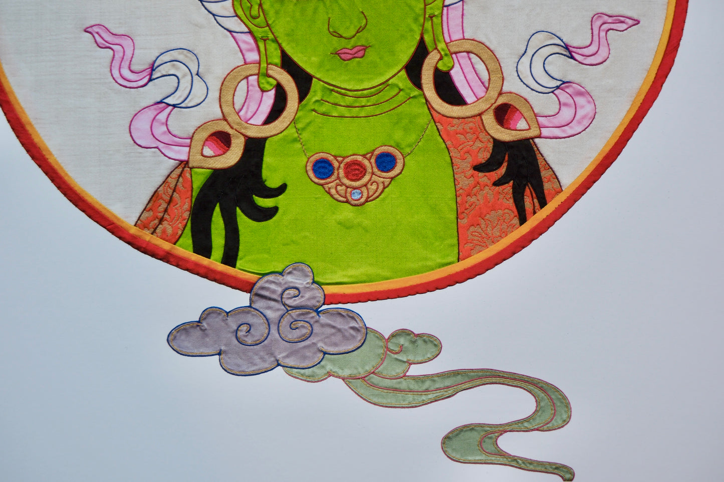 Green Tara Portrait Print