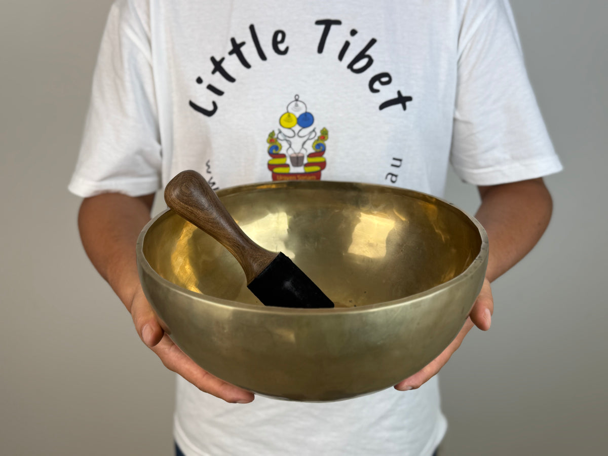 Grand-Resonance Hand-Beaten Tibetan Singing Bowl – G♯2 & D♯5 | SB-014