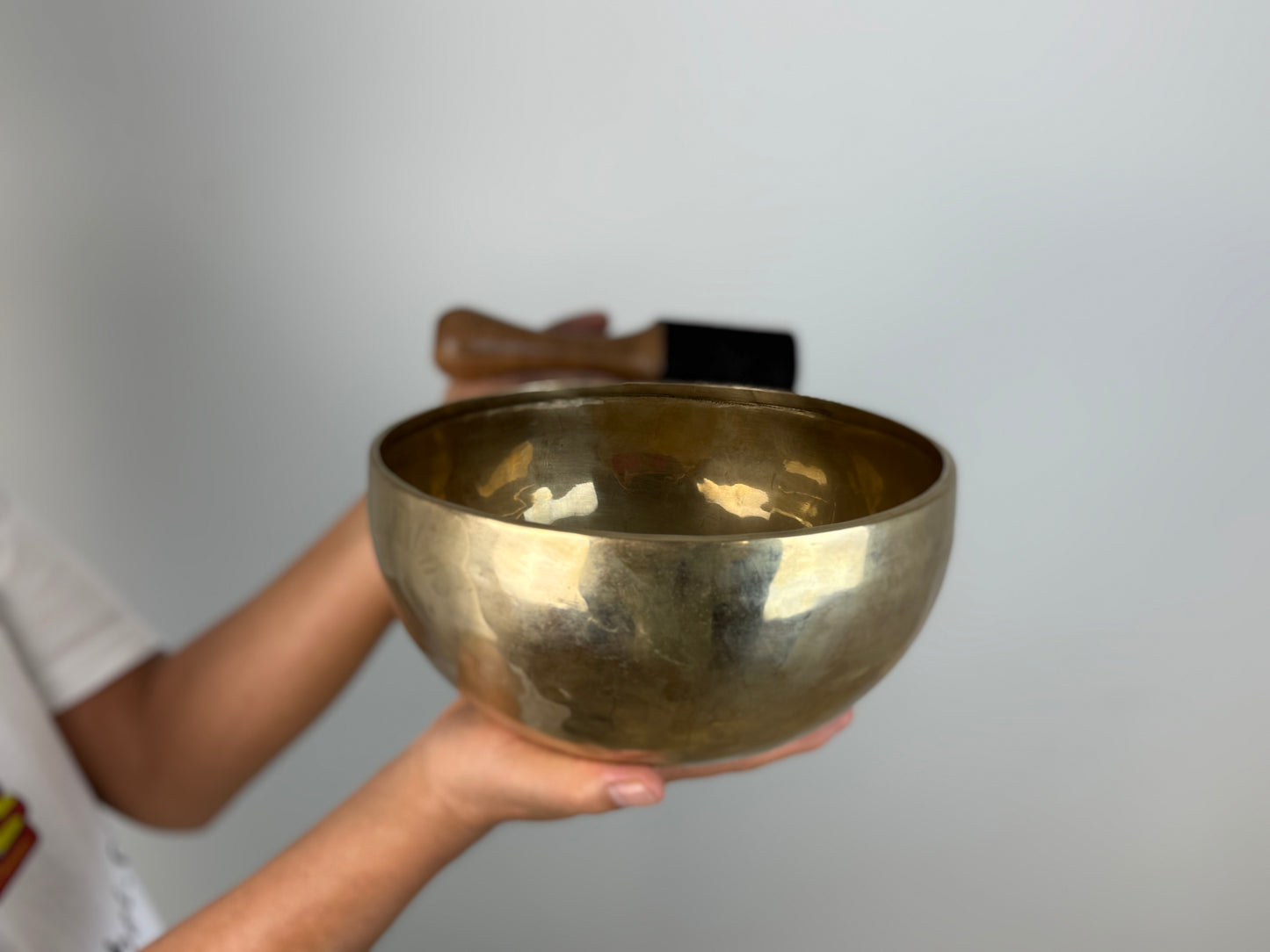 Harmonic-Resonance Hand-Beaten Tibetan Singing Bowl – D3 & G♯5 | SB-017