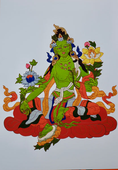 Green Tara Print