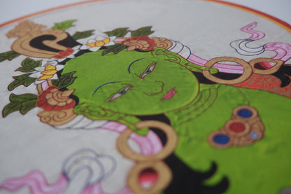 Green Tara Portrait Print