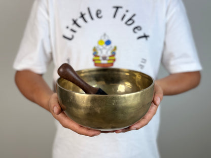 Layered-Resonance Hand-Beaten Tibetan Singing Bowl – E3 & A♯5 | SB-015
