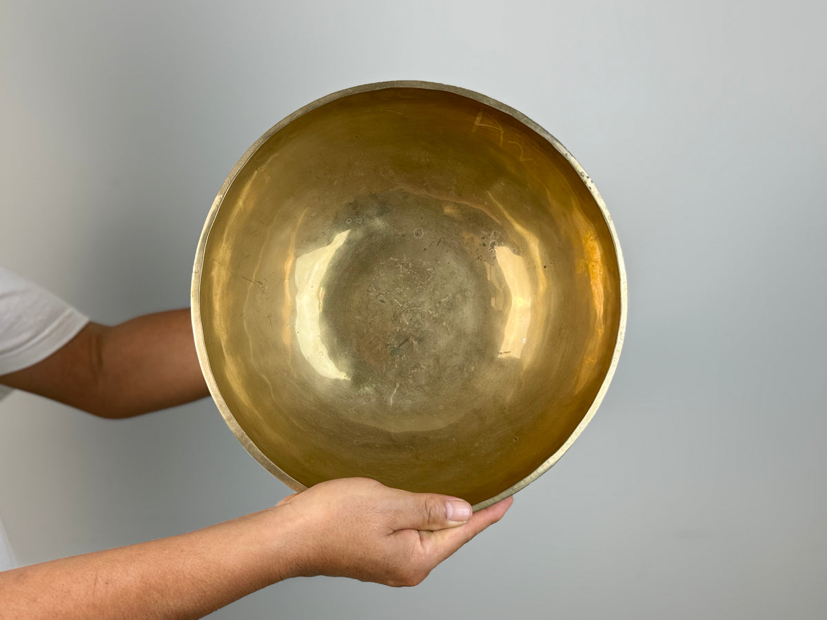 Grand-Resonance Hand-Beaten Tibetan Singing Bowl – G♯2 & D♯5 | SB-014