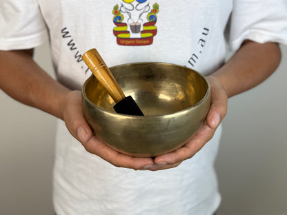 Bell-Tone Hand-Beaten Tibetan Singing Bowl – E4 & G♯6 | SB-018