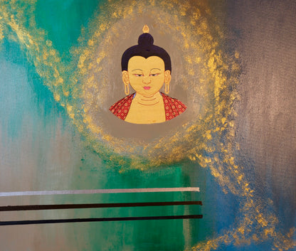 Contemporary Buddha Portrait