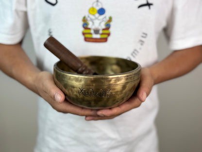 Focused-Resonance Hand-Beaten Tibetan Singing Bowl – G4 & C7 | SB-030