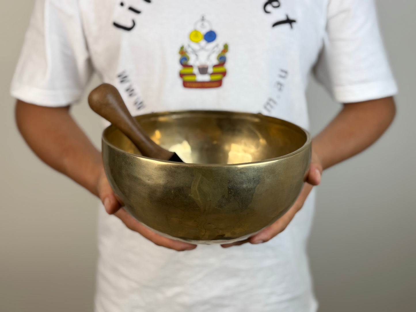 Harmonic-Resonance Hand-Beaten Tibetan Singing Bowl – D3 & G♯5 | SB-017