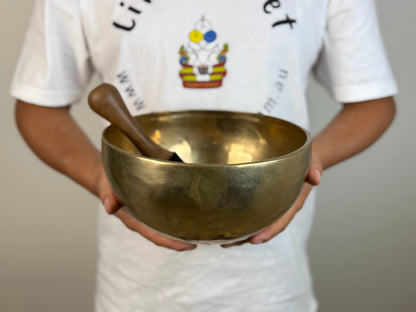 Harmonic-Resonance Hand-Beaten Tibetan Singing Bowl – D3 & G♯5 | SB-017