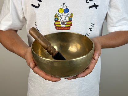 Warm-Resonance Hand-Beaten Tibetan Singing Bowl – B3 & D♯6 | SB-012