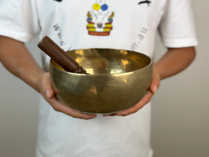 Warm-Resonance Hand-Beaten Tibetan Singing Bowl – E3 & A5 | SB-035