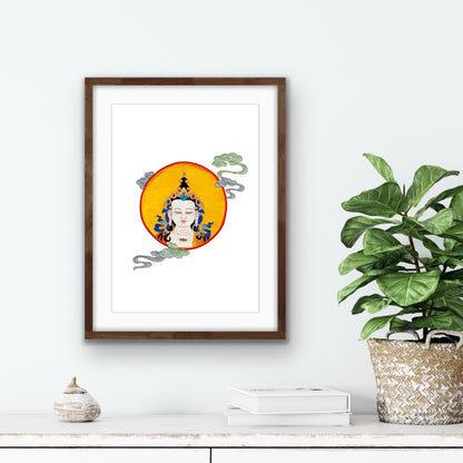 Chenrezig Portrait Print