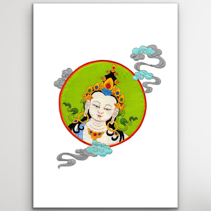 Vajrasattva Portrait Print