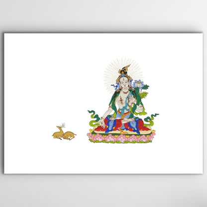 White Tara Print