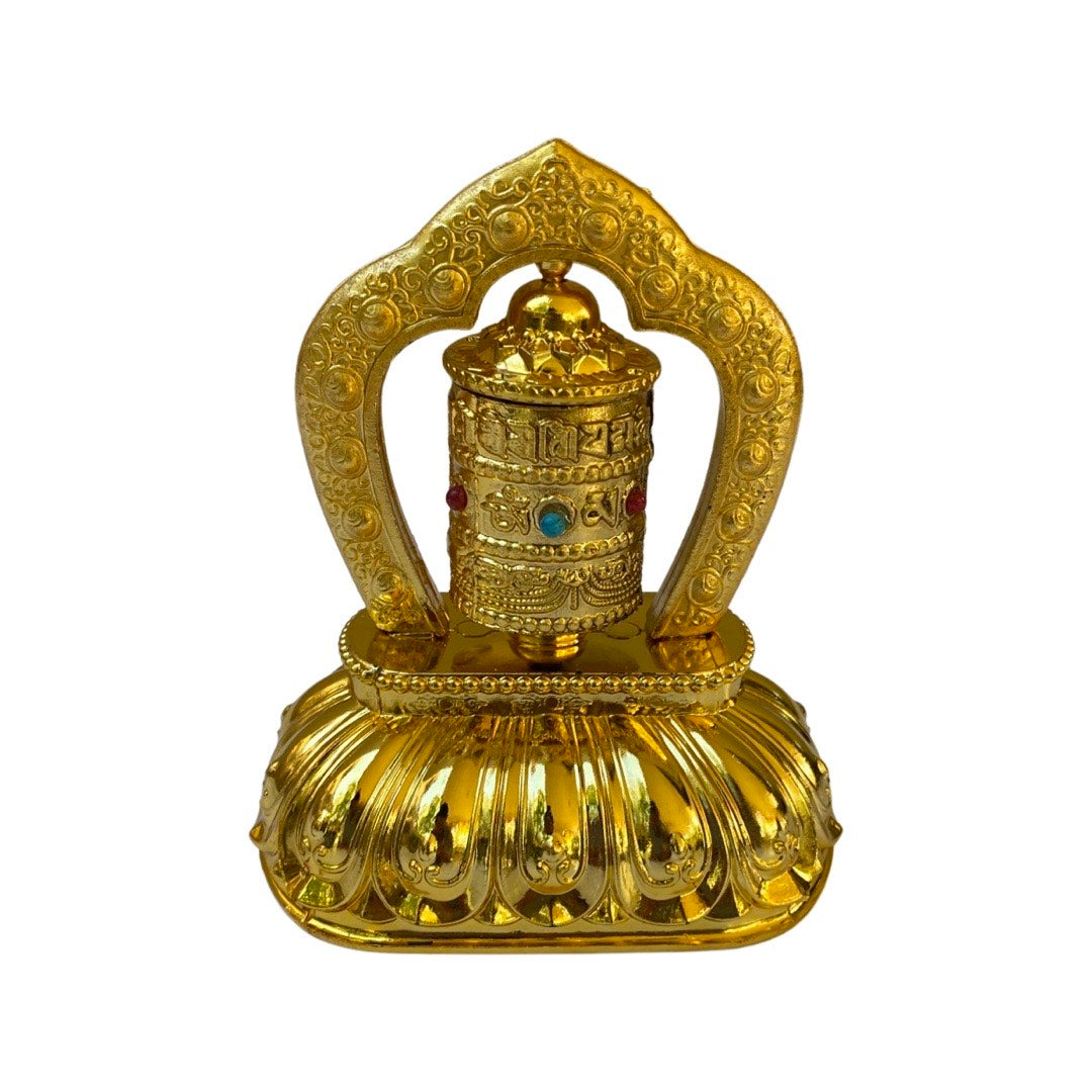 Solar powered Tibetan prayer wheel