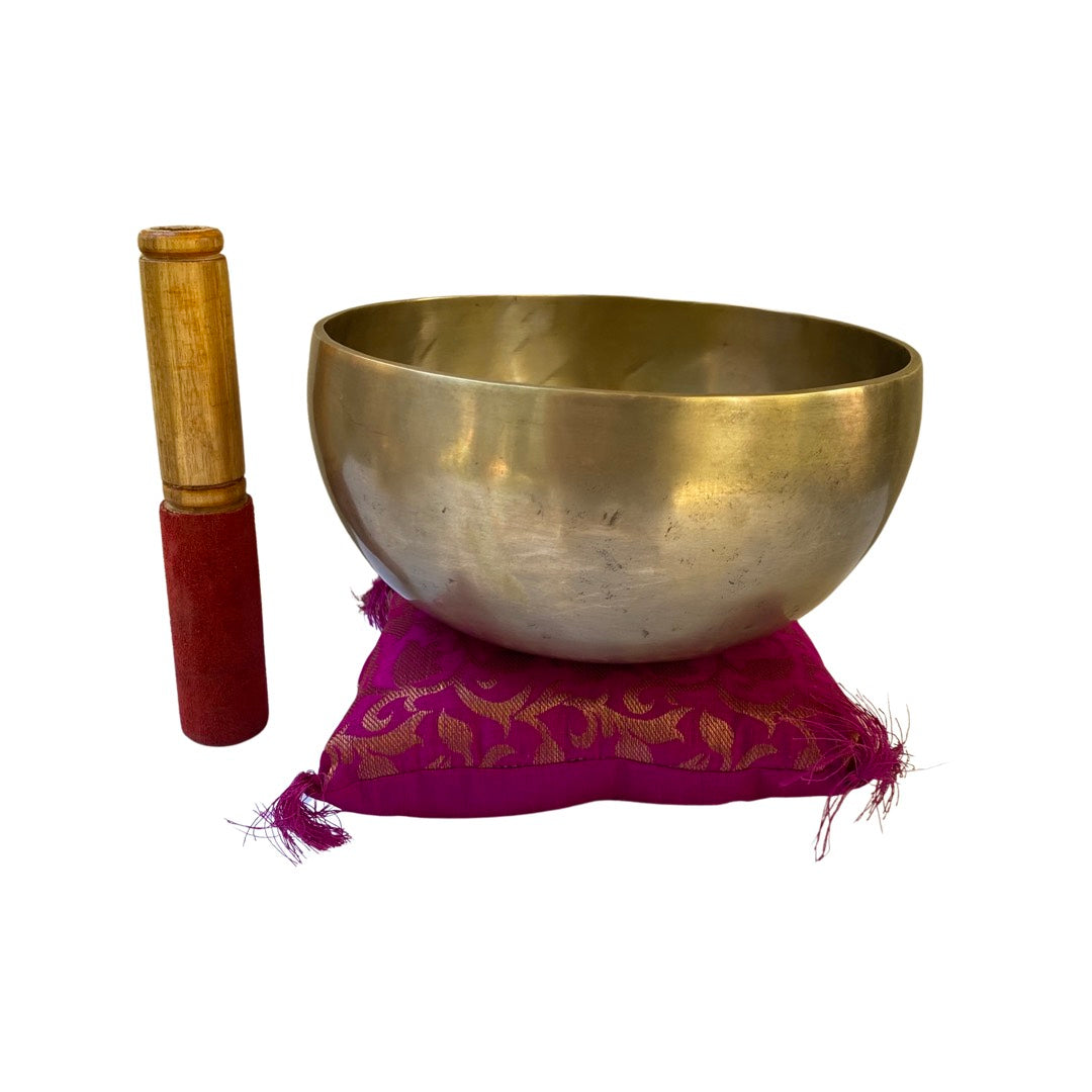 Loving kindness Singing Bowl, Hand beaten-Note