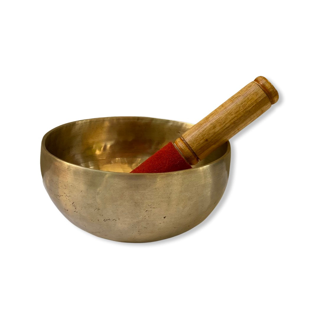 Contemporary Singing Bowl, Hand beaten-Note