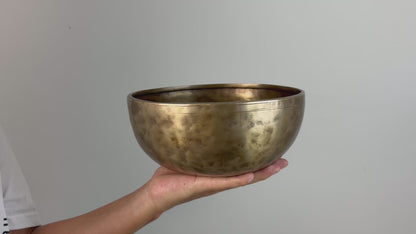 Hand-Beaten Tibetan Singing Bowl – F♯3 & B5 | SB-001
