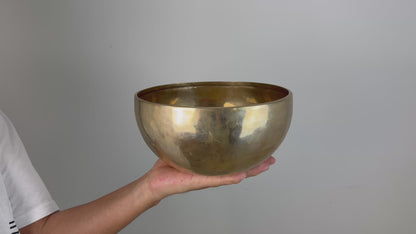 Harmonic-Resonance Hand-Beaten Tibetan Singing Bowl – D3 & G♯5 | SB-017