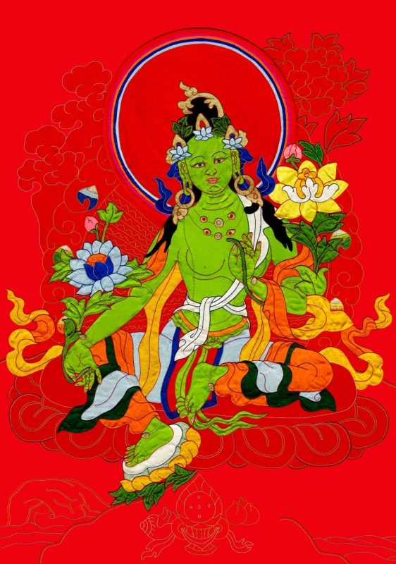 Green Tara Thangka 1