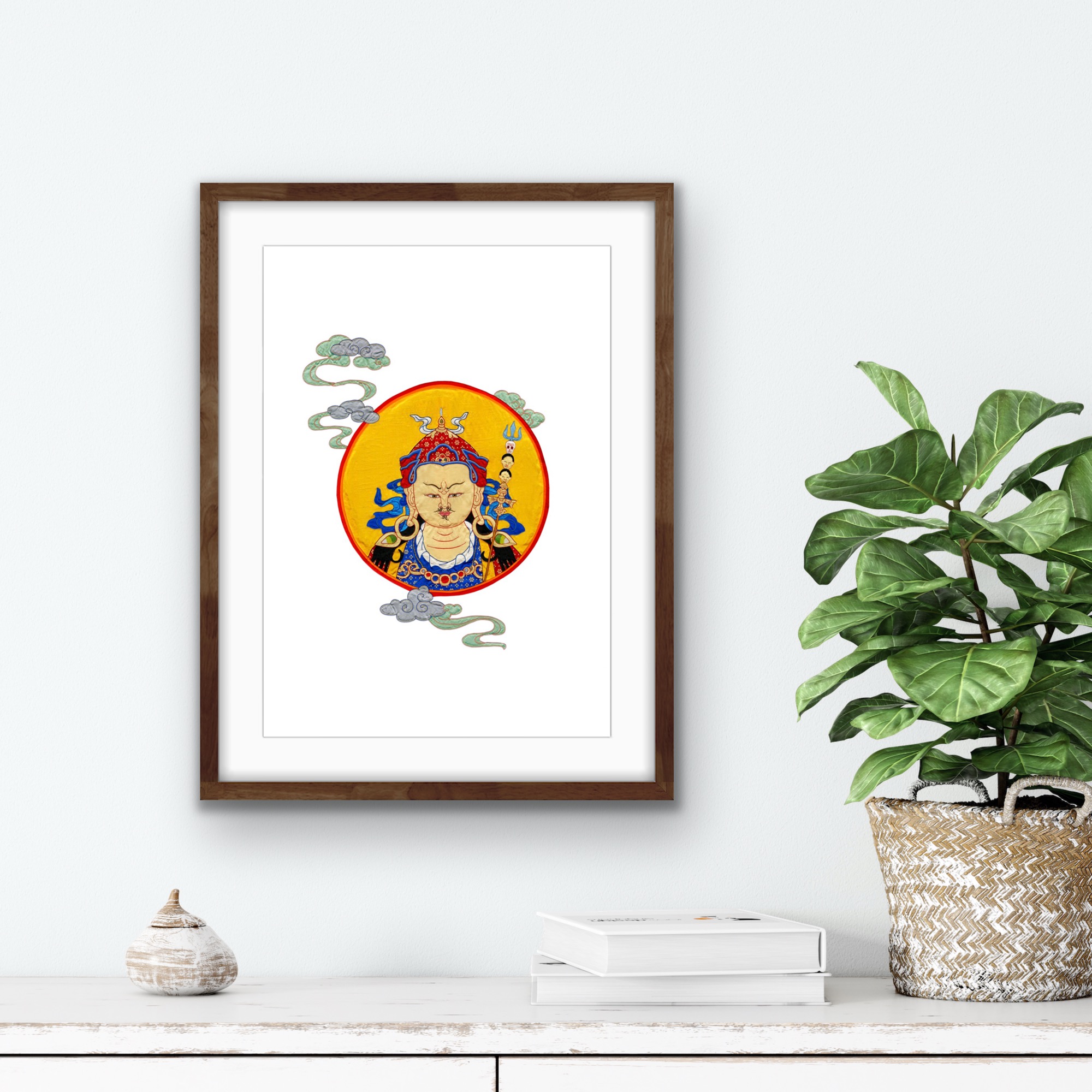 Guru Rinpoche Portrait Print