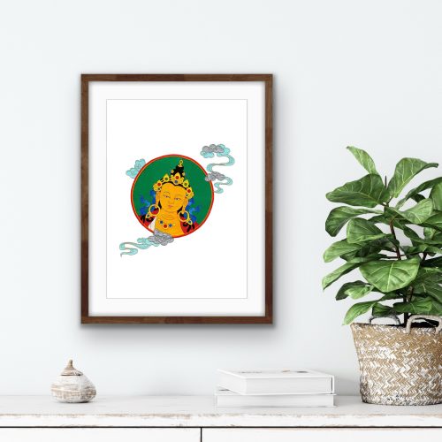 Manjushri Portrait Print