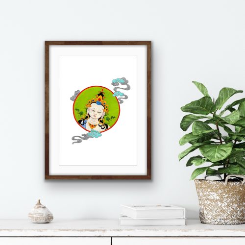 Vajrasattva Portrait Print