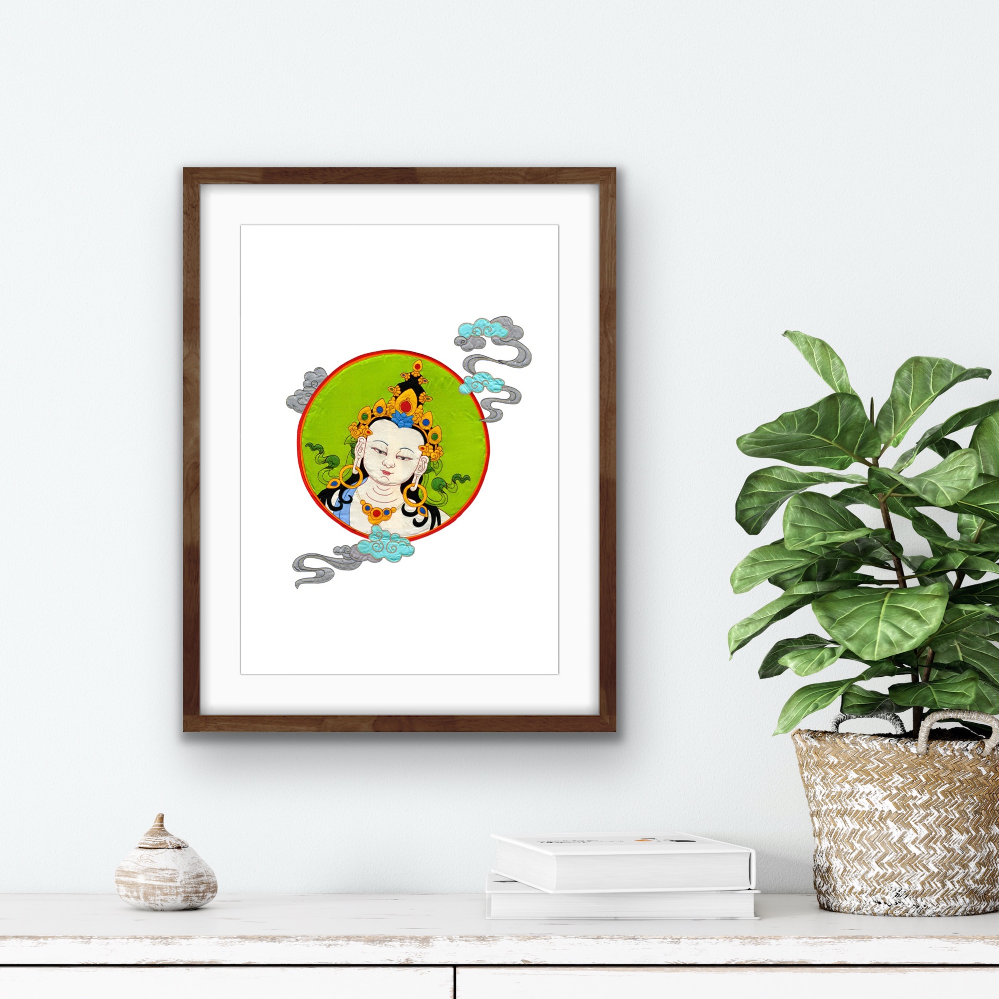 Vajrasattva Portrait Print