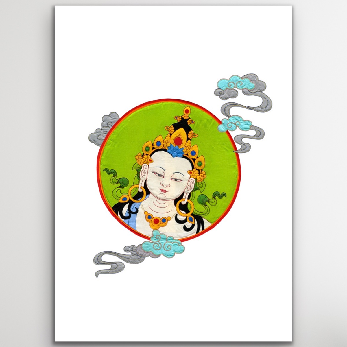 Vajrasattva Portrait Print - Image 2