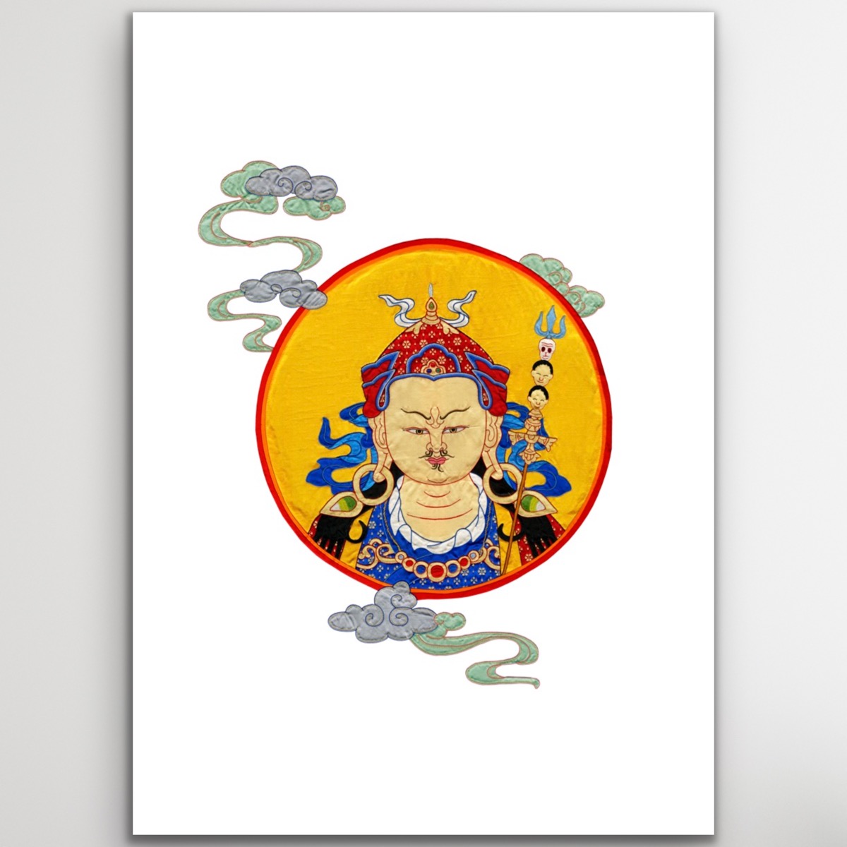 Guru Rinpoche Portrait Print - Image 2