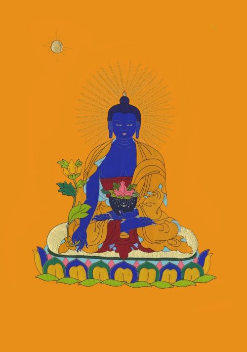 Medicine Buddha Thangka 1