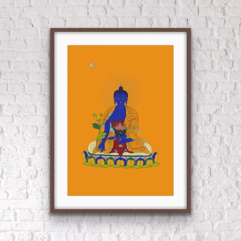 Medicine Buddha canvas print