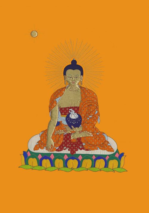 Shakyamuni Buddha Thangka 1